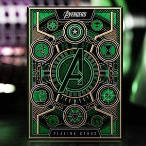 Avengers: Green Edition Playing Cards by Theory 11